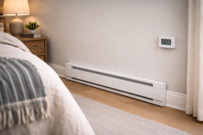 Baseboard heater installation in Gatineau