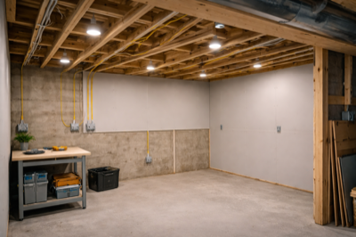 Basement electrical wiring in Ottawa