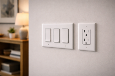 Electrical outlet and switch installation in Gatineau