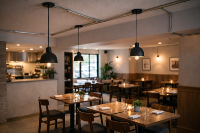 Restaurant electrical installation in Gatineau